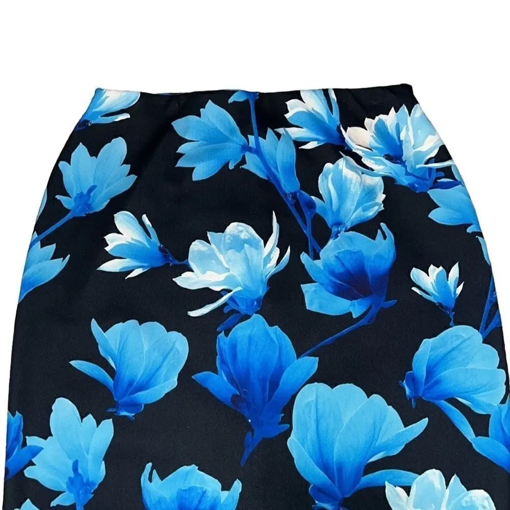 Ashley Stewart Floral Print Pencil Skirt